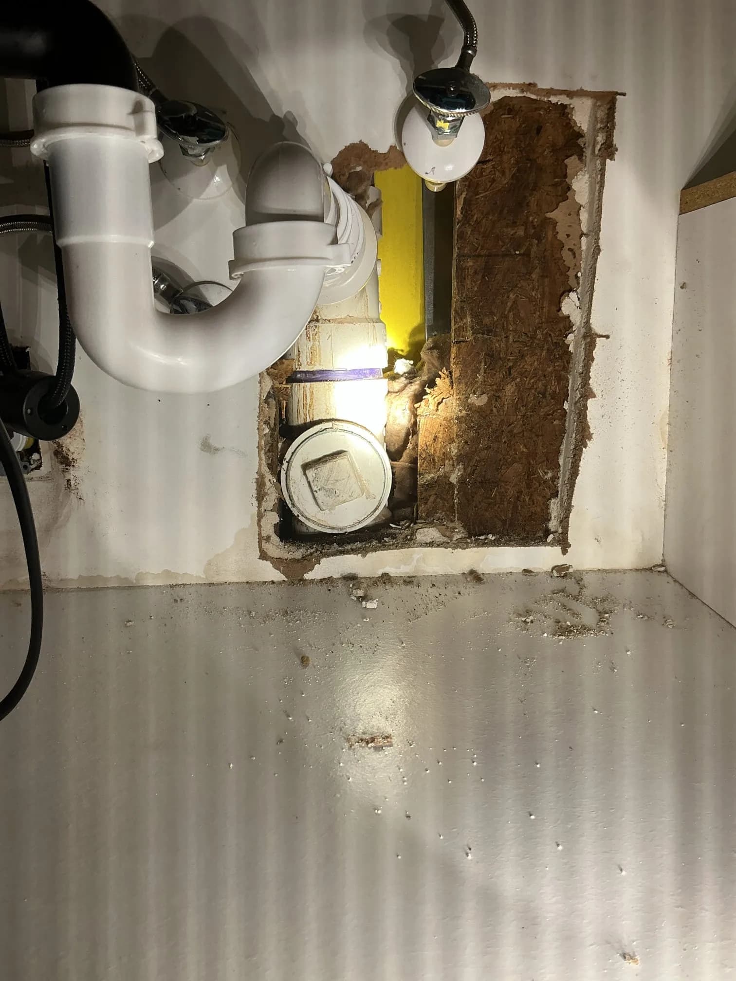 Musty Smell Under the Kitchen Sink in a Durham Apartment
