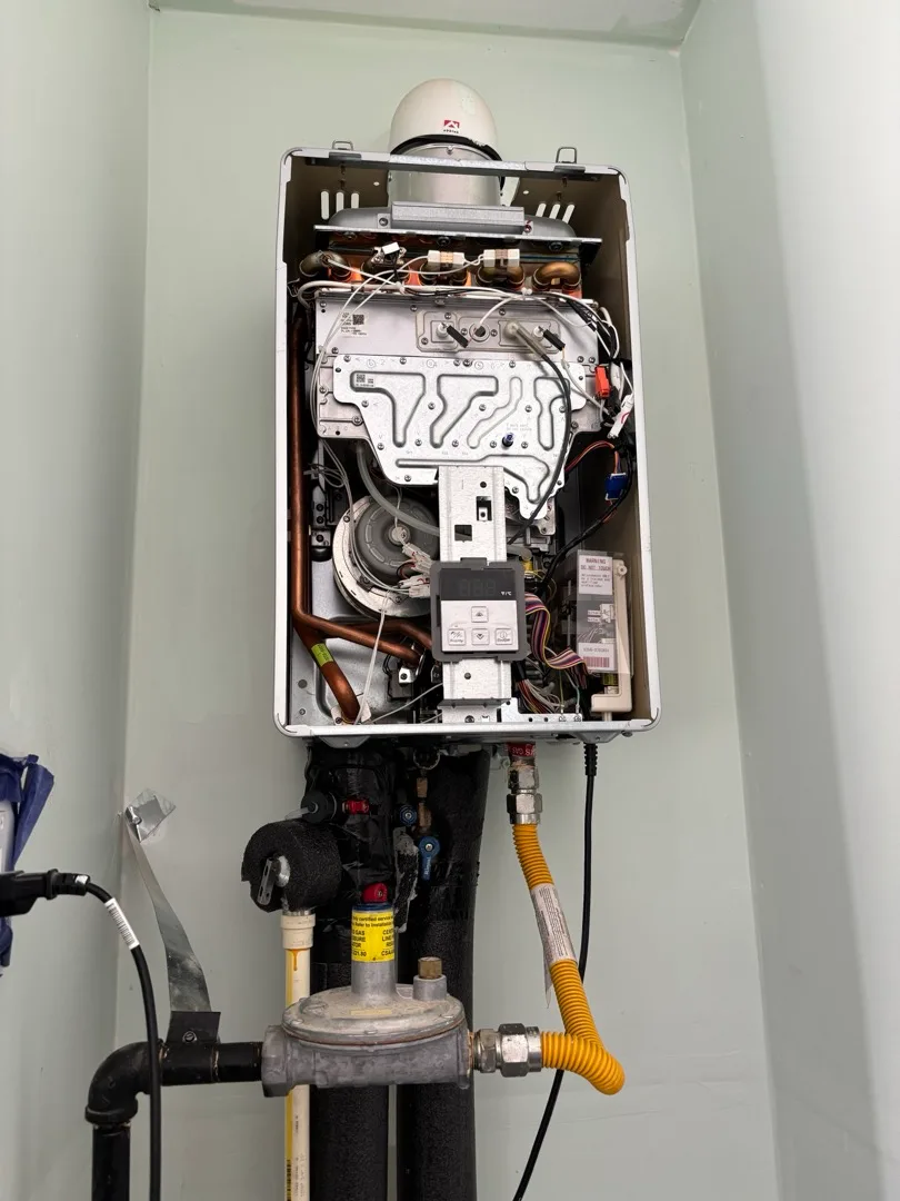 Tankless Water Heater Leaking After a Flush in Durham