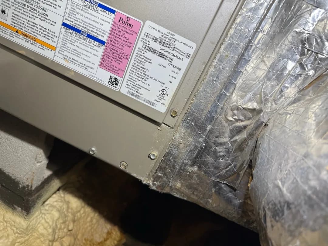 What Caused an Attic AC Leak Into the Bathroom in Cary?