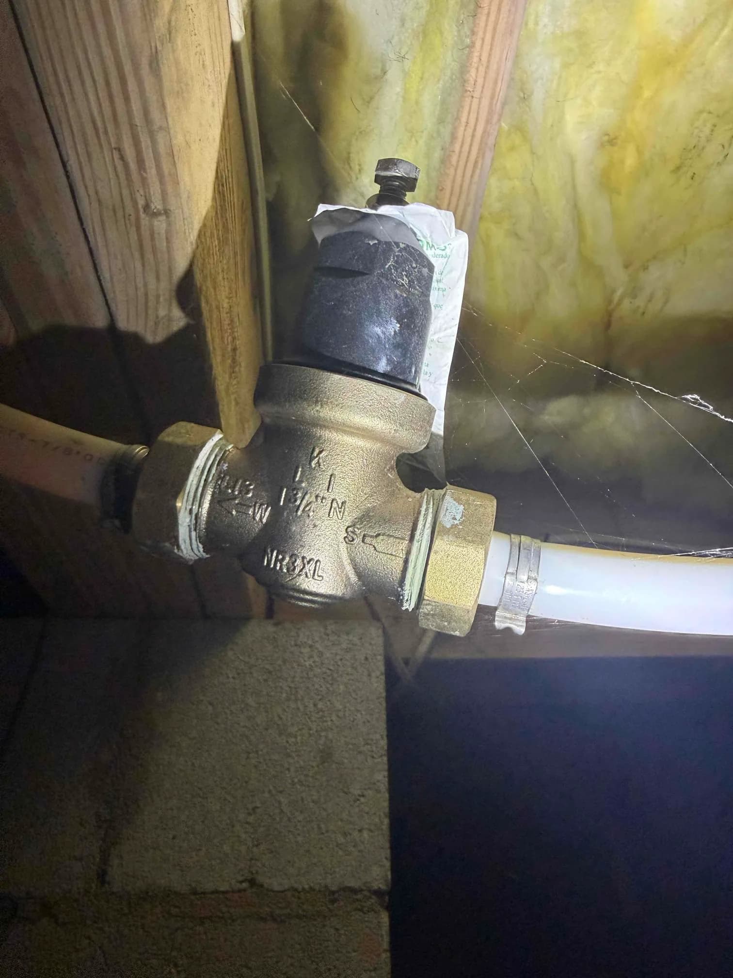 Taped-Up Outdoor Faucet Still Leaking in Cary