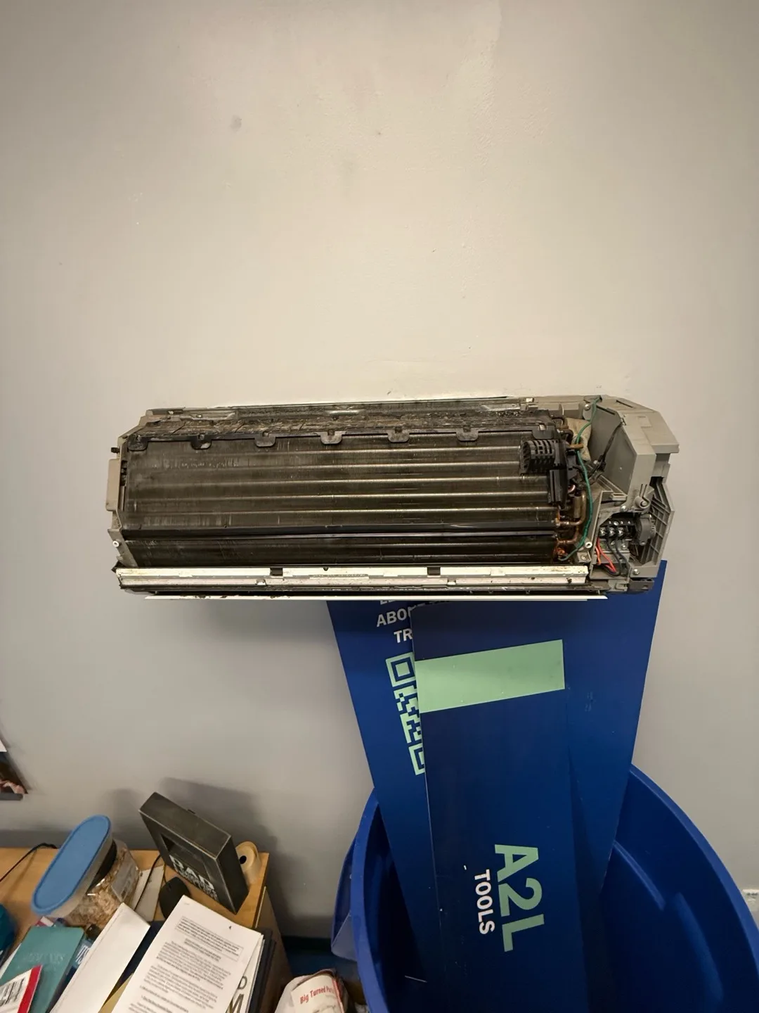 Mini-Split Leaking in a Raleigh Warehouse Office