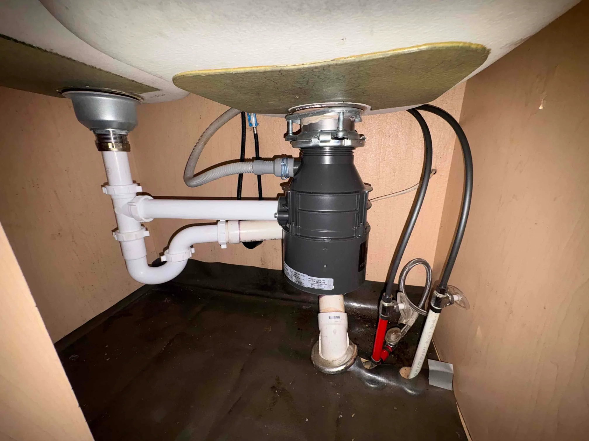 Kitchen Sink Drain Blocked and Disposal Replaced in Cary