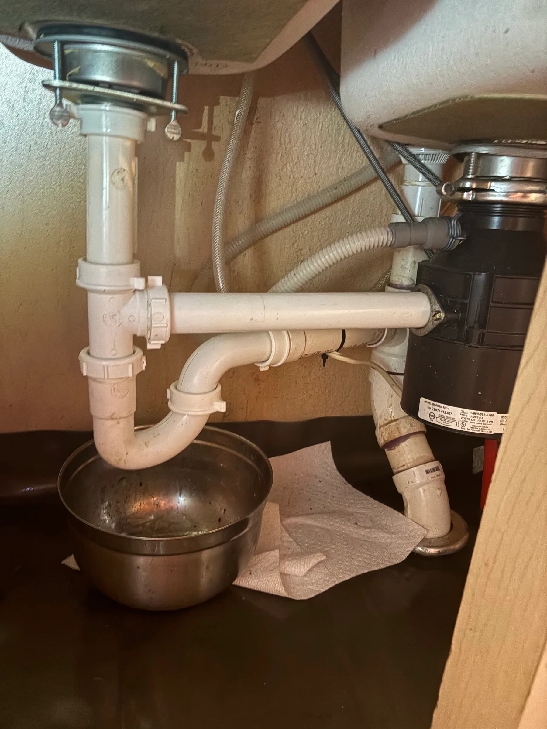 Kitchen Sink Came Loose and Drains Slowly in Cary