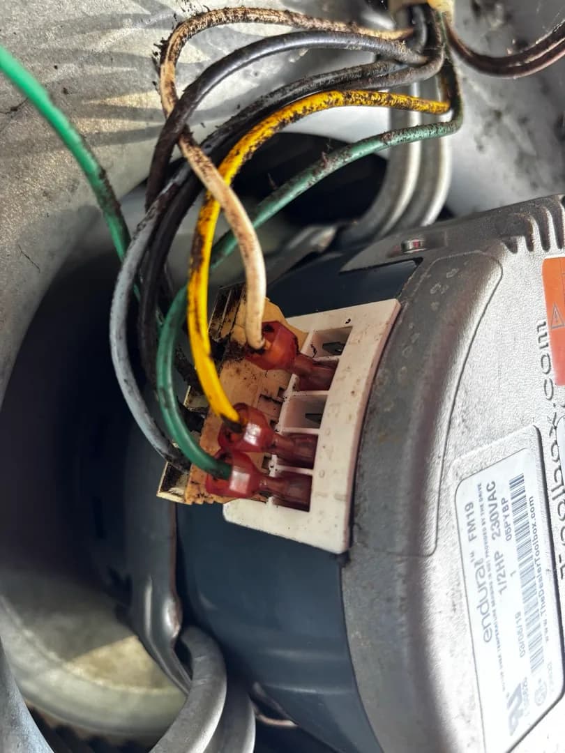 Gas Package Unit Blower Seized Up in Mebane